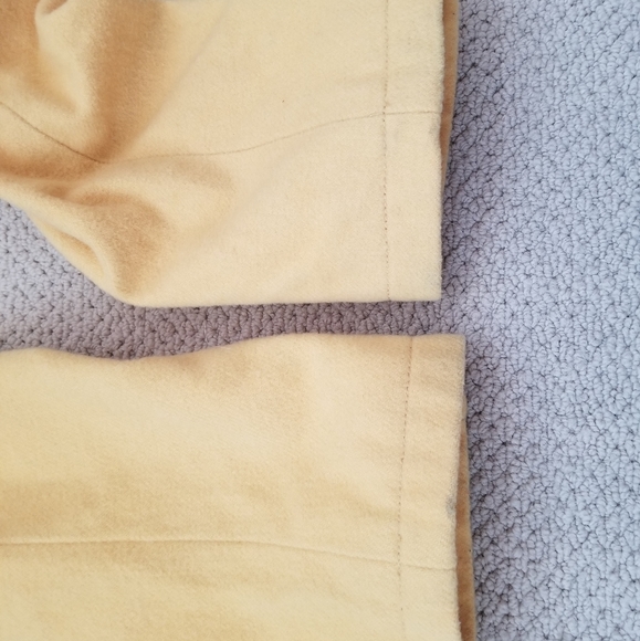 Abercrombie & Fitch yellow, wool pea coat - Picture 11 of 11